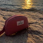 pochette safara tenue de prière de voyage rose 